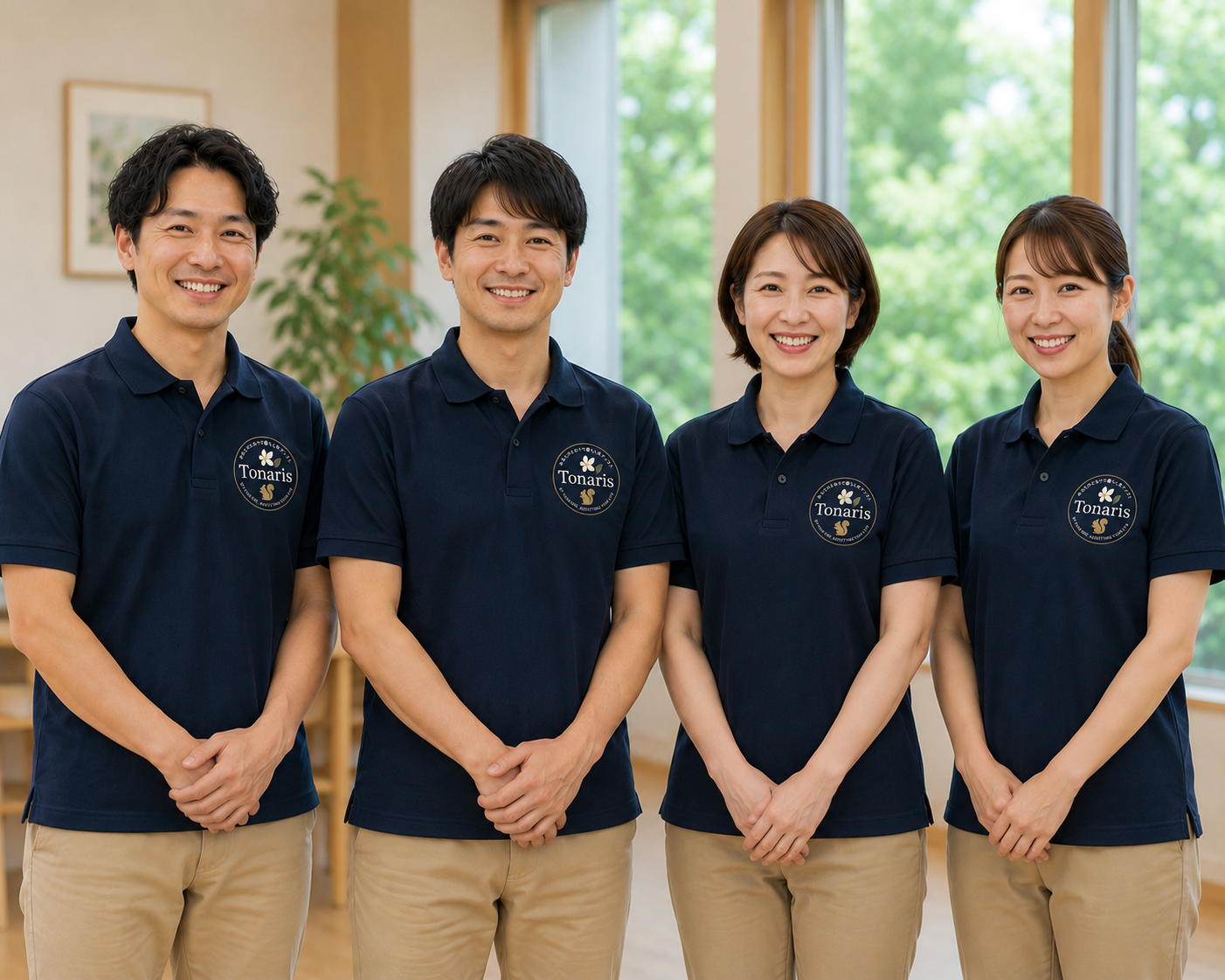 Tonarisのスタッフ4名の集合写真